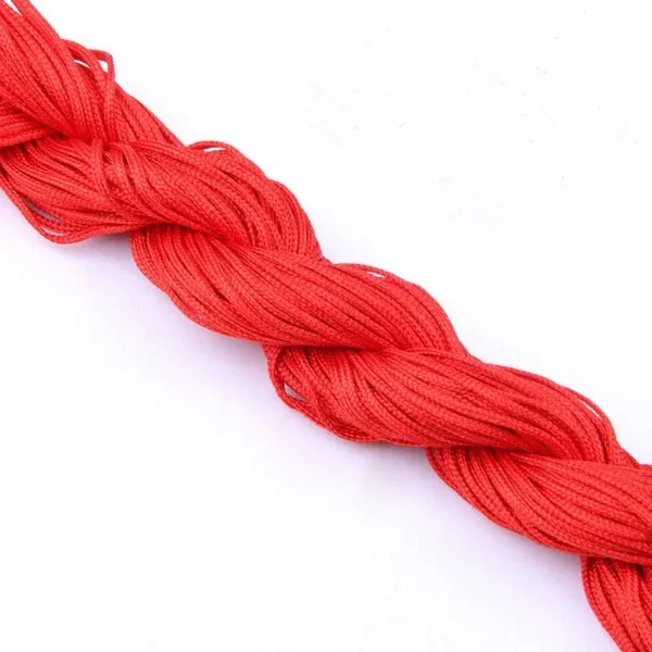 1mm 1.5mm Chinese Knotting Cord Shamballa Knot Thread Bracelet Cord Beads String