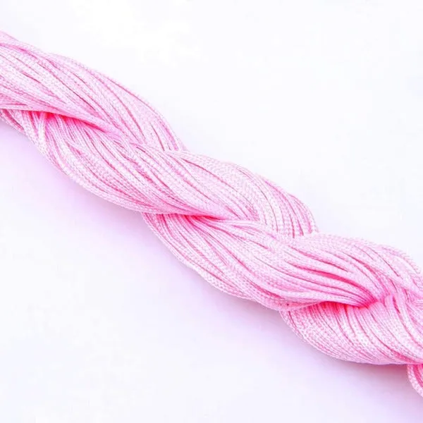 1mm 1.5mm Chinese Knotting Cord Shamballa Knot Thread Bracelet Cord Beads String