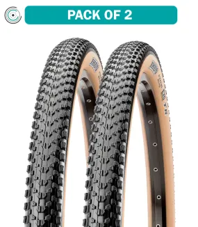 2 Pack Maxxis Ikon Tire 26 x 2.2 Tubeless Folding Black/Dark Tan Dual EXO TB00220500