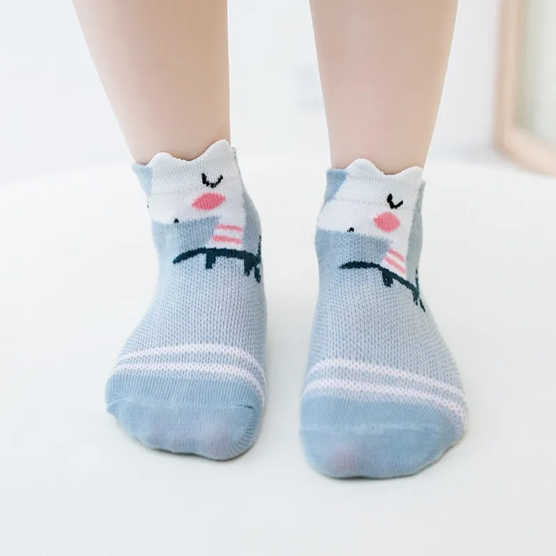 5 Pairs Baby Cotton Socks