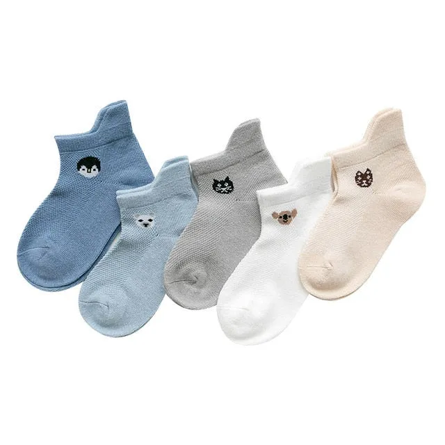 5 Pairs Baby Cotton Socks