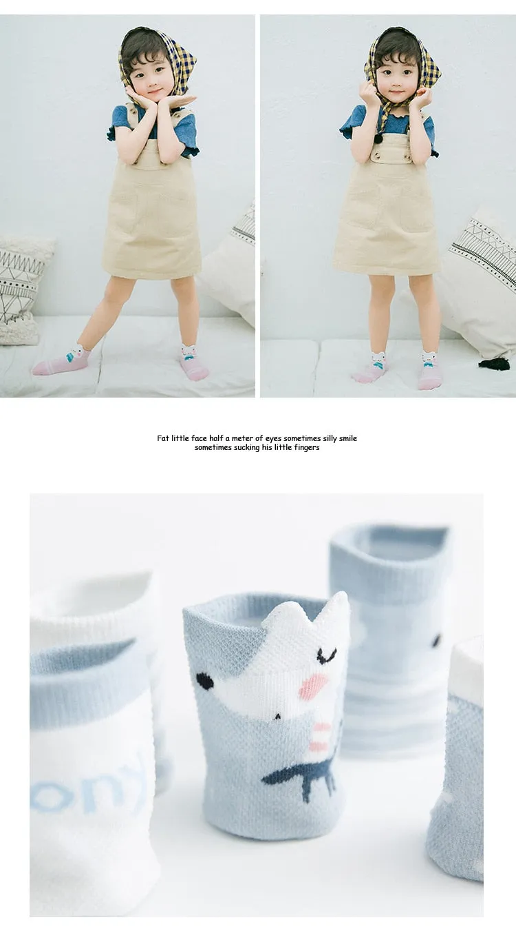 5 Pairs Baby Cotton Socks