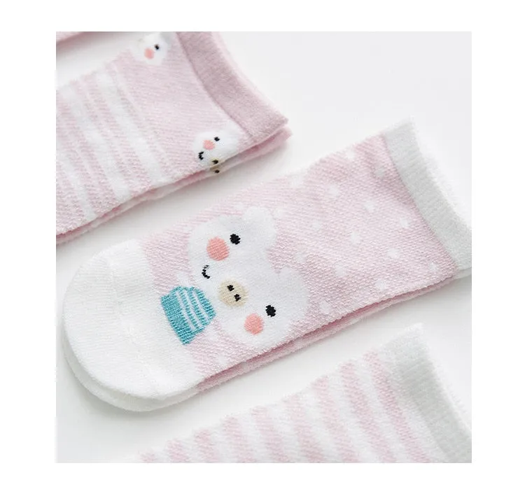 5 Pairs Baby Cotton Socks