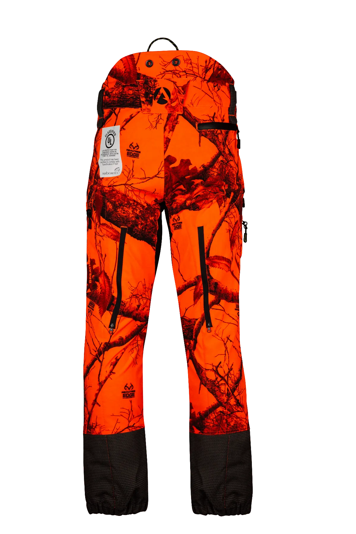 AT4060 UL - Breatheflex Pro Realtree Chainsaw Pants Design A/Class 1 - Orange