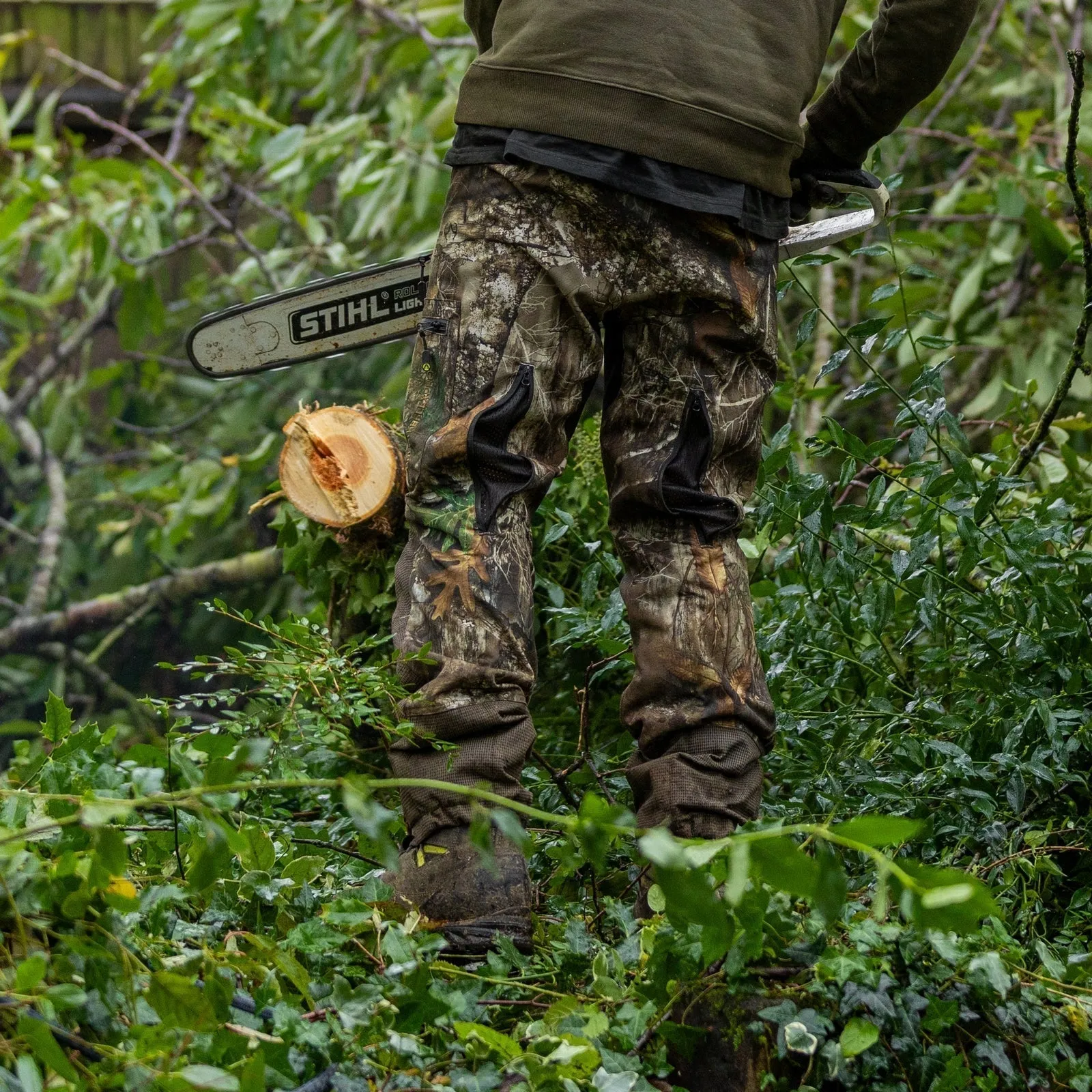 AT4060 UL - Breatheflex Pro Realtree Chainsaw Trousers Design A/Class 1 - Brown