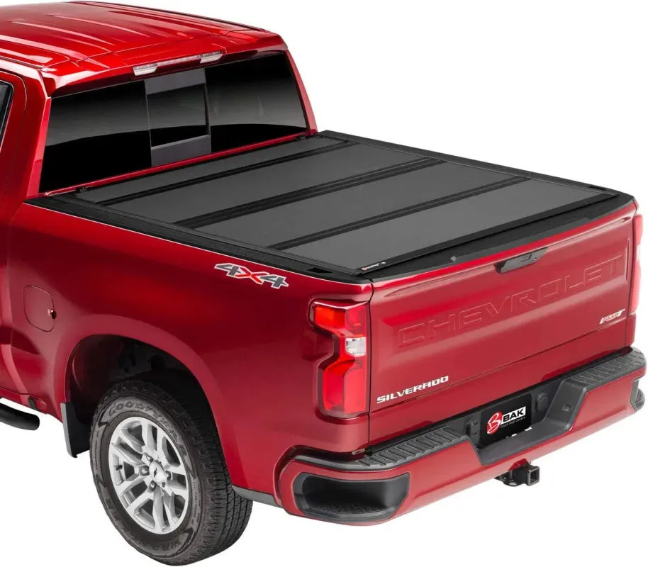 BAK Industries Bakflip MX4 Hard Folding Tonneau Cover | Chevrolet / Ford / Jeep / Ram