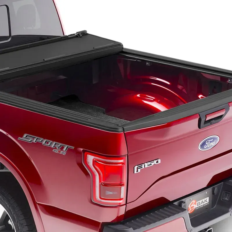 BAK Industries Bakflip MX4 Hard Folding Tonneau Cover | Chevrolet / Ford / Jeep / Ram