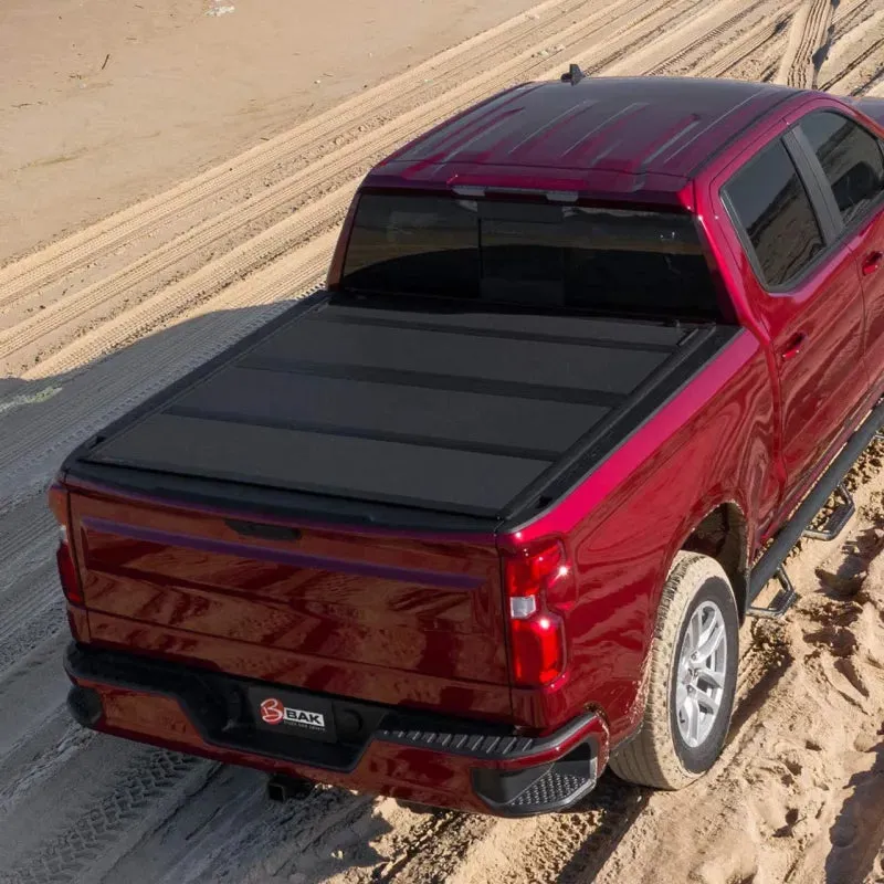 BAK Industries Bakflip MX4 Hard Folding Tonneau Cover | Chevrolet / Ford / Jeep / Ram