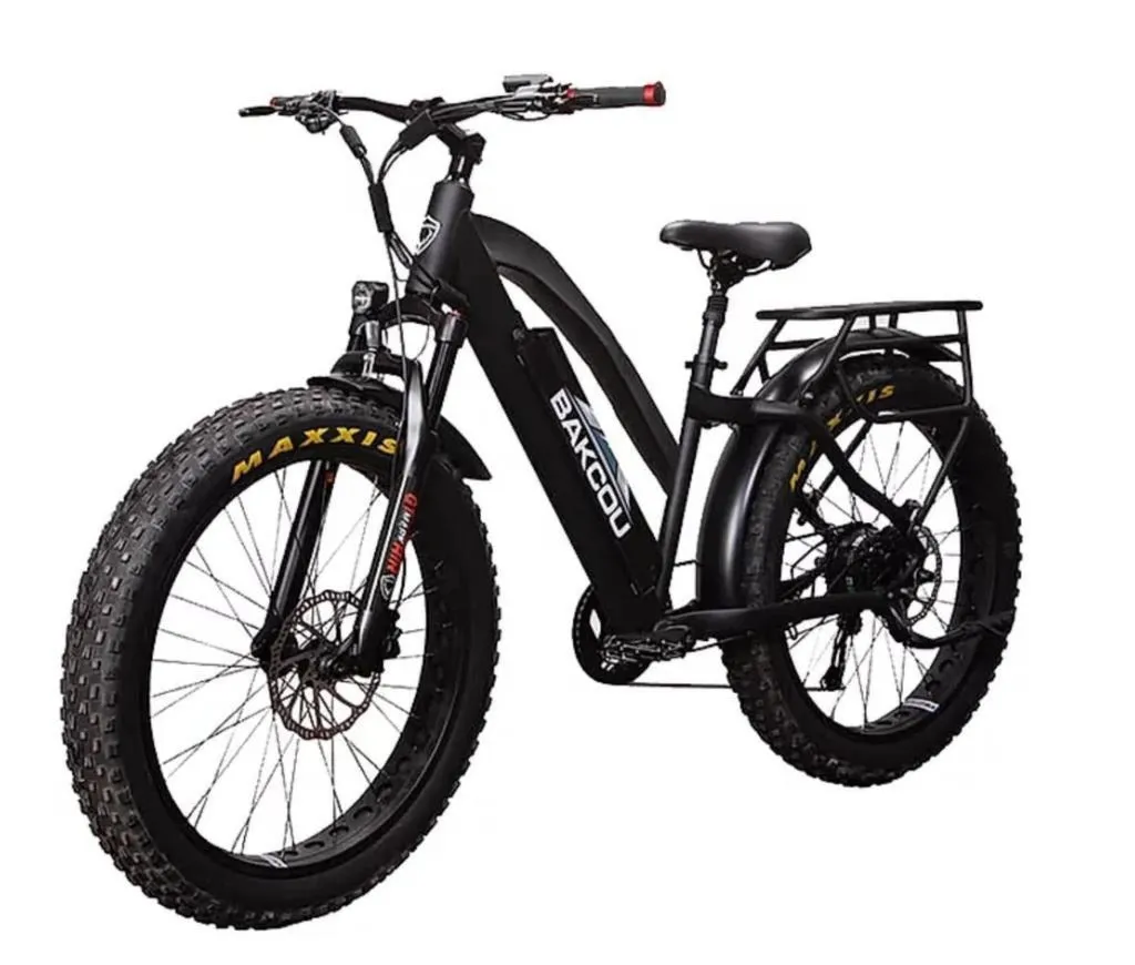 Bakcou Flatlander Hunting Ebike Fat Tire Electric Mountain Bike 750W