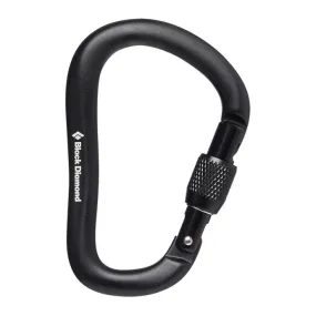 Black Diamond Rocklock Screwgate Climbing Carabiner - Black