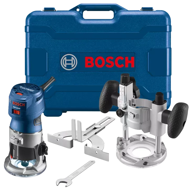 BOSCH Colt 1.25 HP (Max) Variable-Speed Palm Router Combination Kit