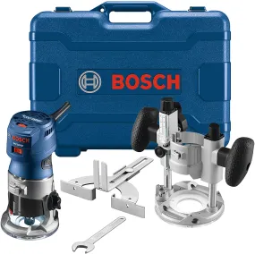 Bosch GKF125CEPK Colt 1.25 HP (Max) Variable-Speed Palm Router Combination Kit