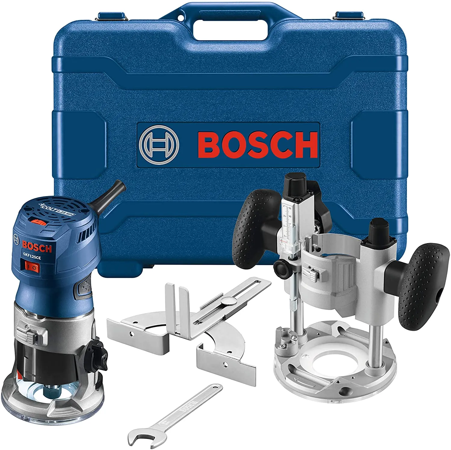 Bosch GKF125CEPK Colt 1.25 HP (Max) Variable-Speed Palm Router Combination Kit