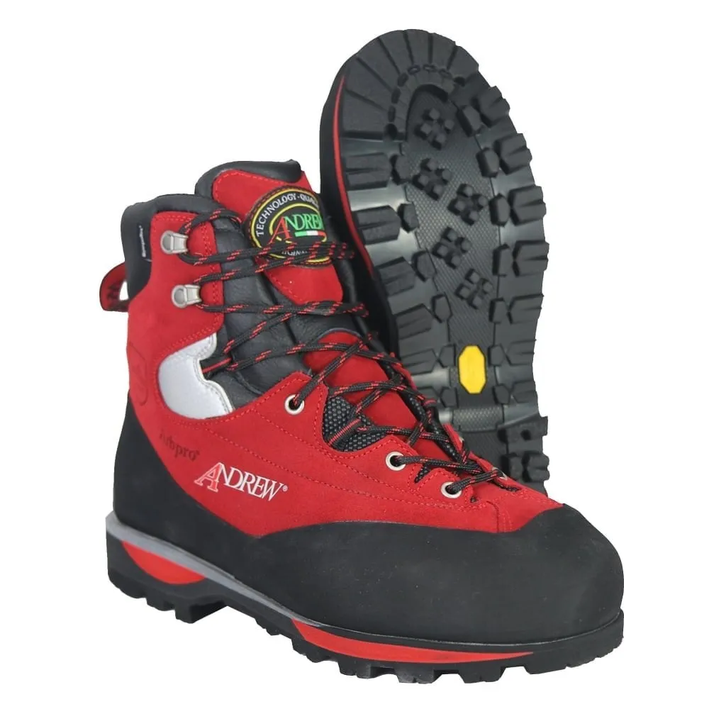 Cervino Wood Class 3 Red Chainsaw Boots