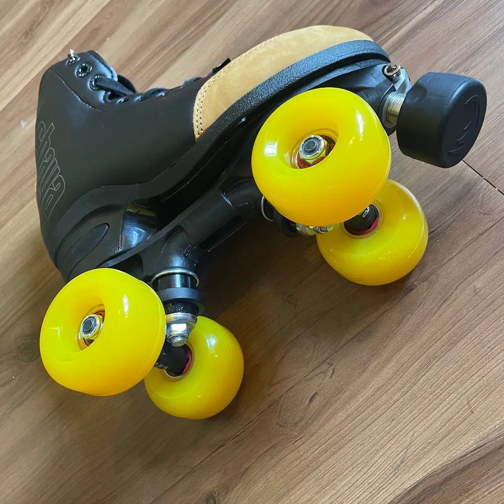 CHAYA - Rental Black Quad Roller Skates