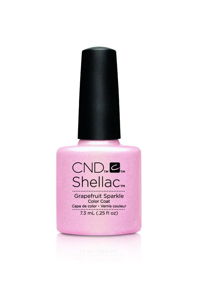 CND Shellac Grapefruit Sparkle