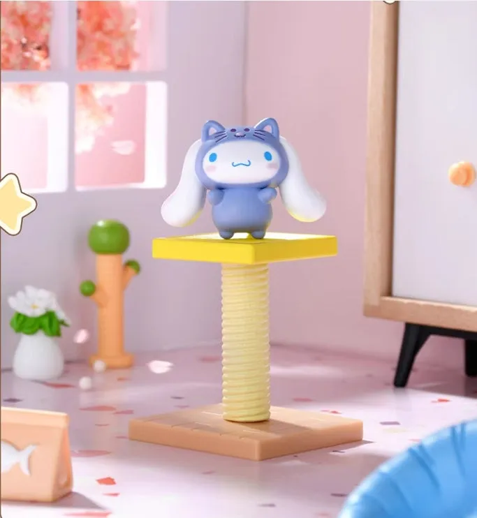 Cute Cat House Climbing Frame Blind Gashapon Toy