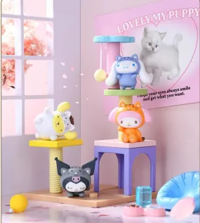 Cute Cat House Climbing Frame Blind Gashapon Toy