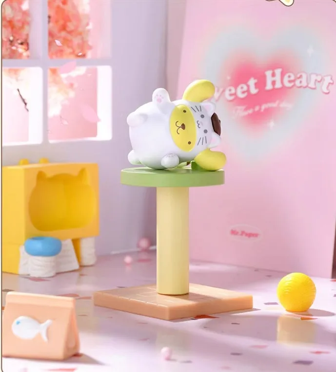 Cute Cat House Climbing Frame Blind Gashapon Toy