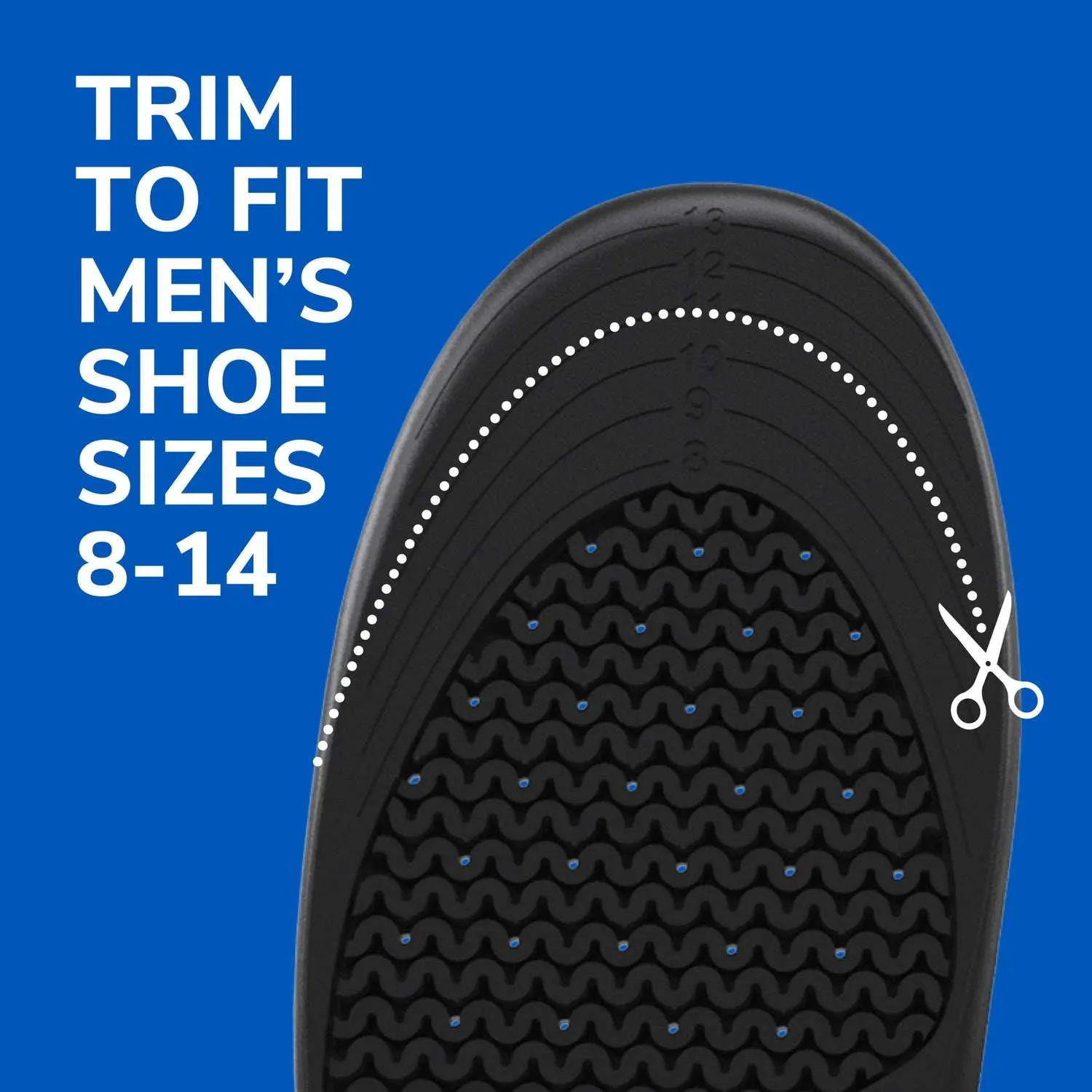 Dr. Scholl's Comfort & Energy Work Insoles with Massaging Gel Men's