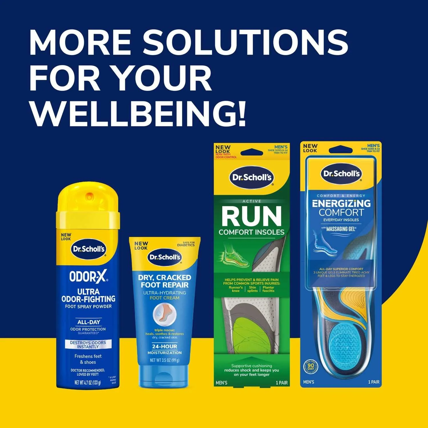 Dr. Scholl's Knee All-Day Pain Relief Orthotics for Men