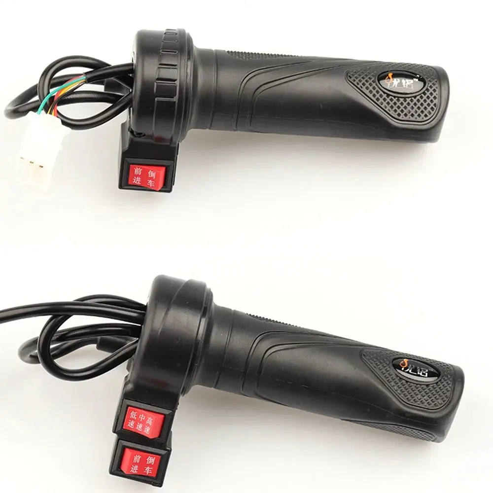 Electric E-Bike Twist Throttle 12V Speed Handlebar Throttle Universal Electric Scooter Twist Cycling Throttle Grip