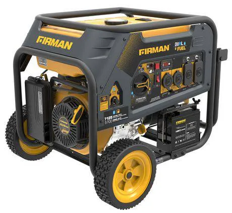 Firman 7,100/5,700W Hybrid Series Dual Fuel Generator