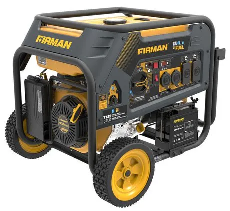 Firman Generator H05753 Hybrid Series DUAL FUEL (Propane or Gas) 7100/5700 Watt