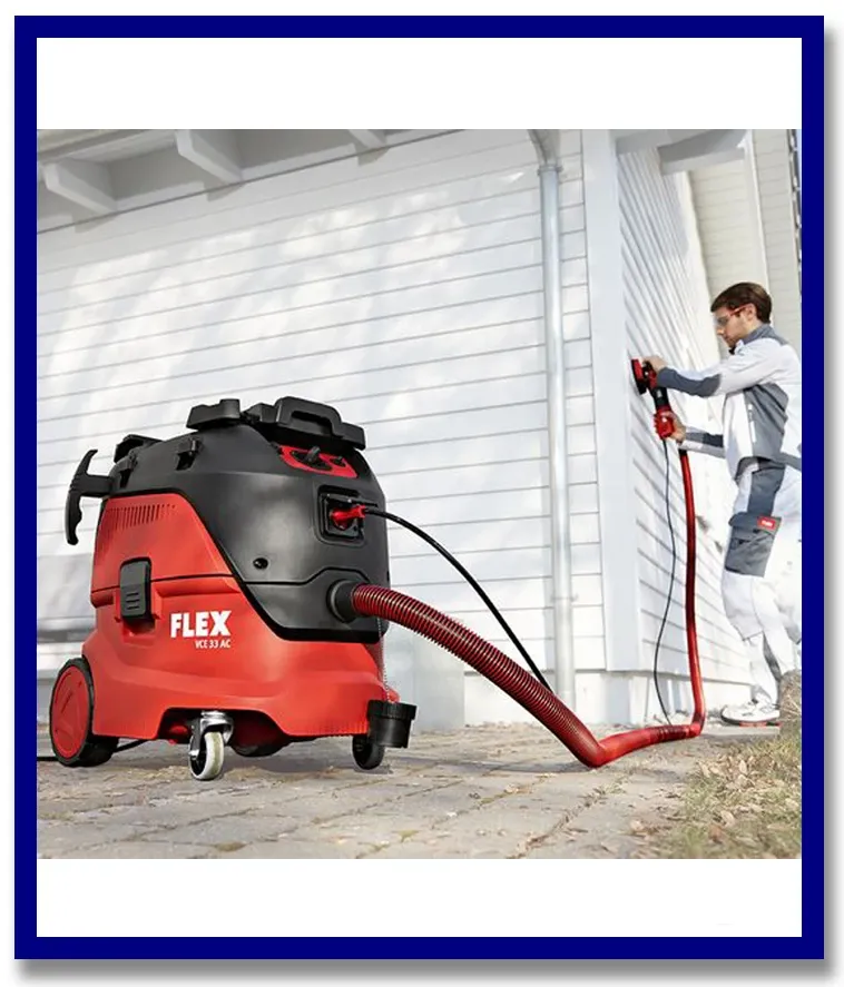 FLEX Safety Vacuum Cleaner Kit. 42Litre. Class M. 1400W. Automatic Filter Cleaning.