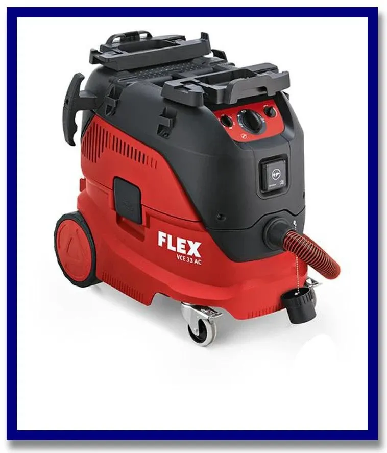 FLEX Safety Vacuum Cleaner Kit. 42Litre. Class M. 1400W. Automatic Filter Cleaning.