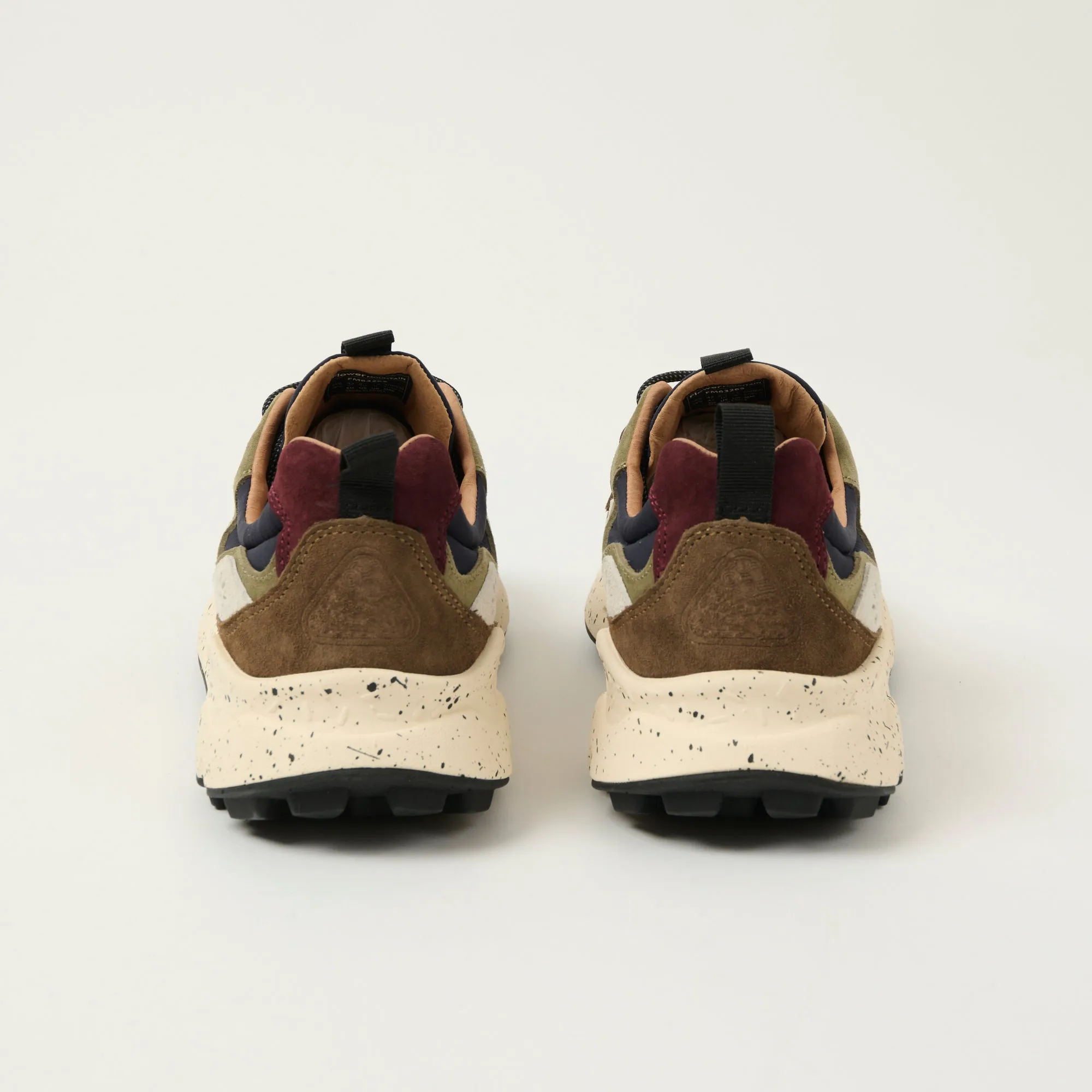 Flower Mountain Yamano 3 Man Suede/Nylon Sneaker - Brown/Navy