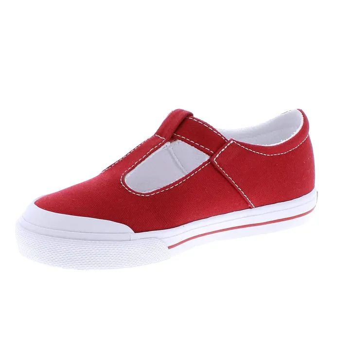 Footmates Drew T-Strap Canvas Sneaker