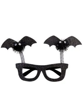 Halloween Glitter Bat Cosplay Glasses Frame