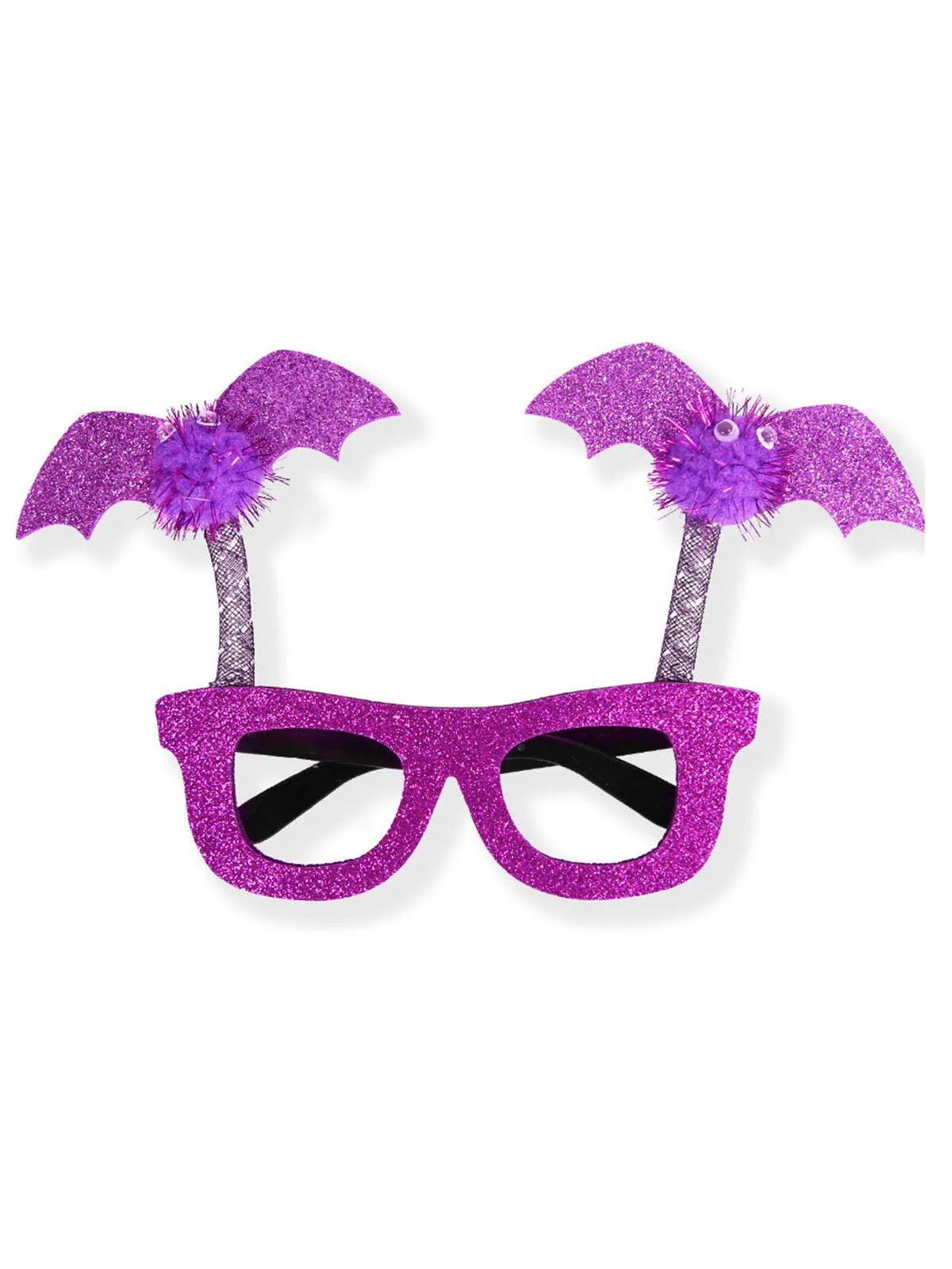 Halloween Glitter Bat Cosplay Glasses Frame