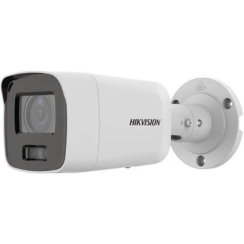 Hikvision DS-2CD2087G2-L Performance Series ColorVu 8MP WDR Bullet IP Camera, 2.8mm Fixed Lens, White