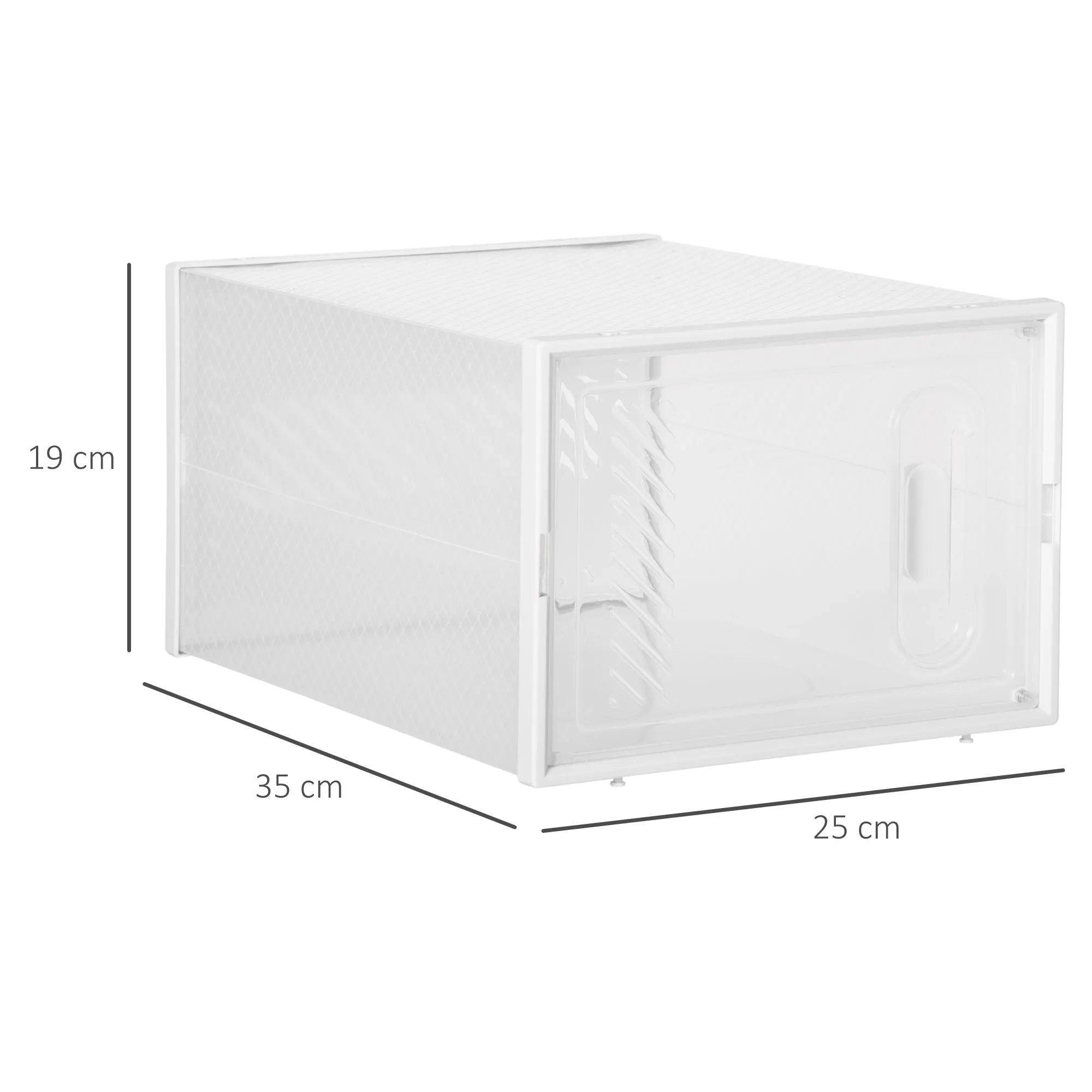 Homcom Portable Shoe Storage Cabinet