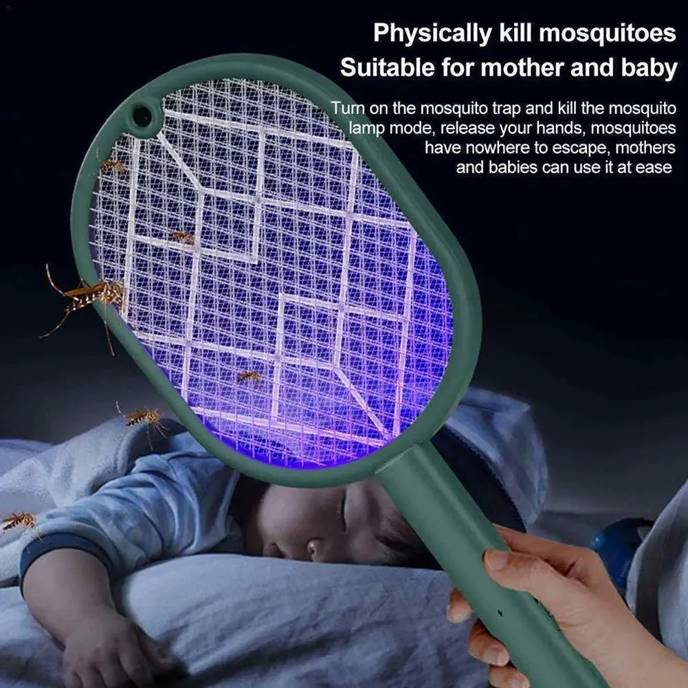 Household Electric Mosquito Swatter USB Folding Scented Mosquito Swatter Two-in-one Automatic Mosquito Trap Insect Repellent