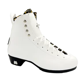 Jack 1 - Vegan White (Boot Only, Leopard Lining)