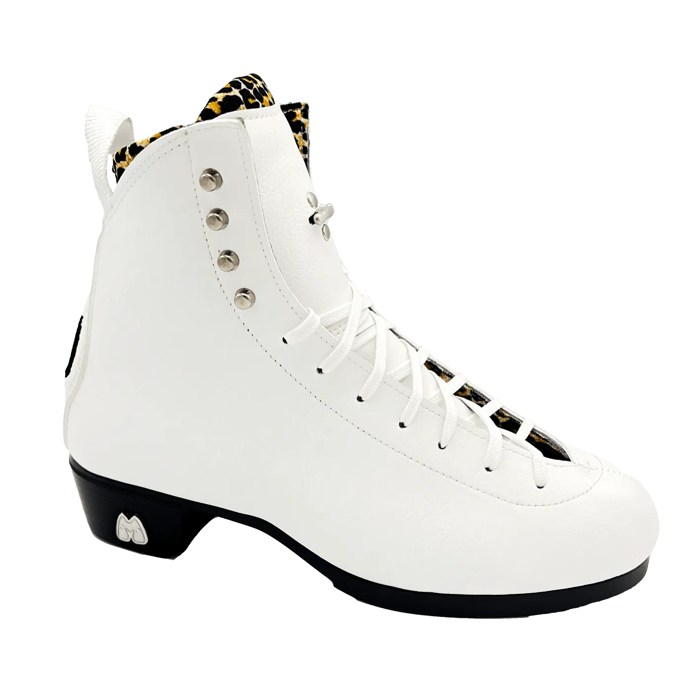 Jack 1 - Vegan White (Boot Only, Leopard Lining)