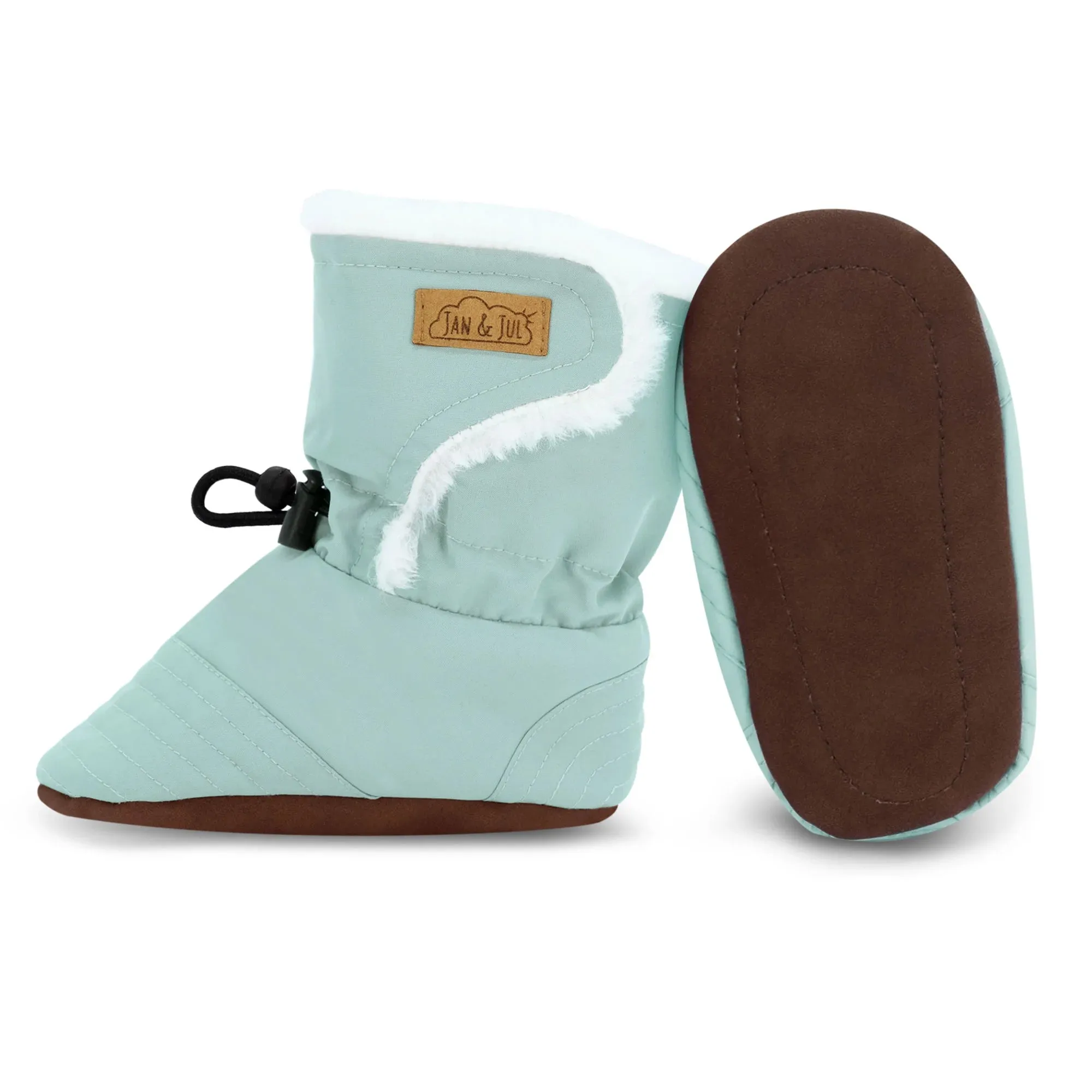 Jan & Jul Dusty Mint Stay-Put Winter Booties