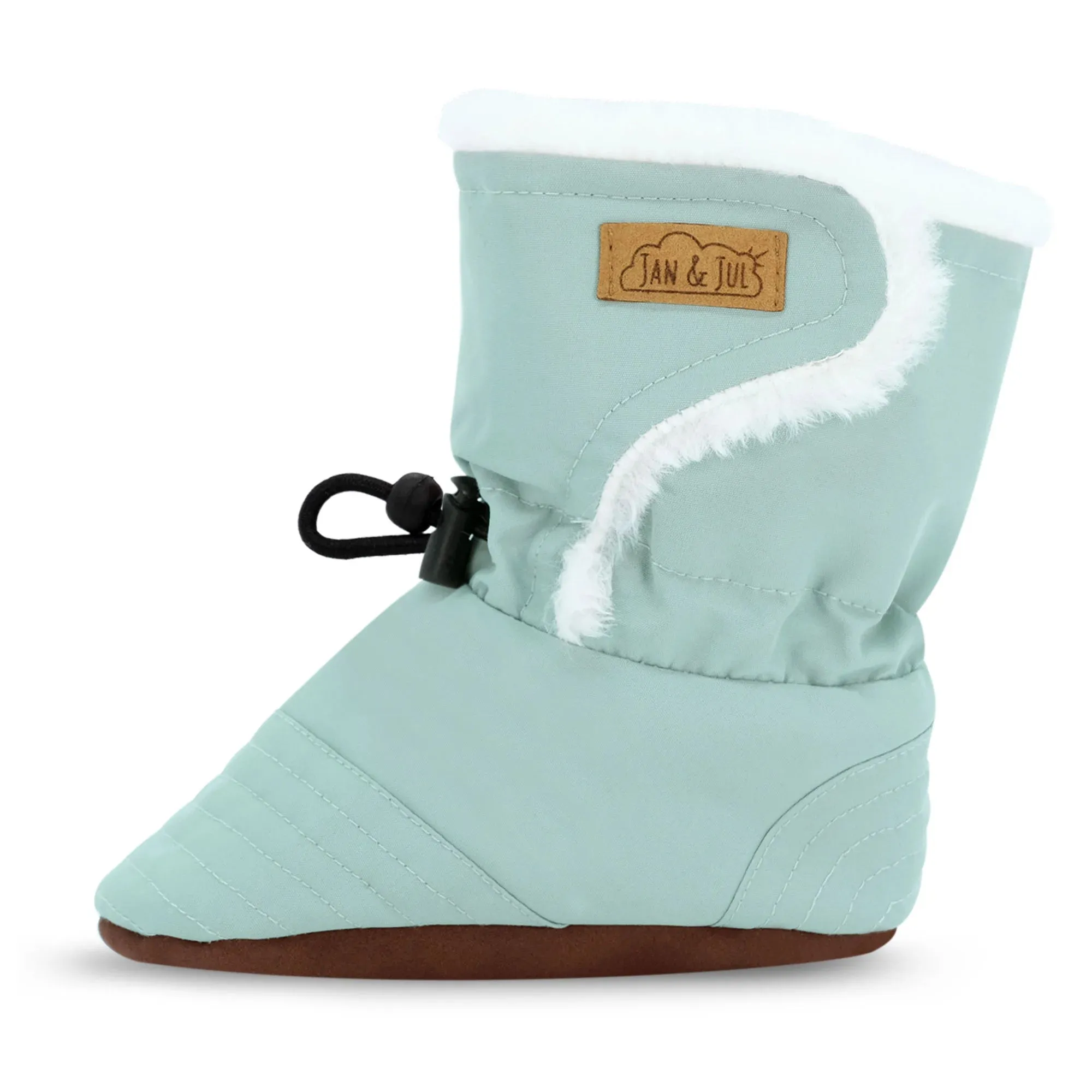 Jan & Jul Dusty Mint Stay-Put Winter Booties