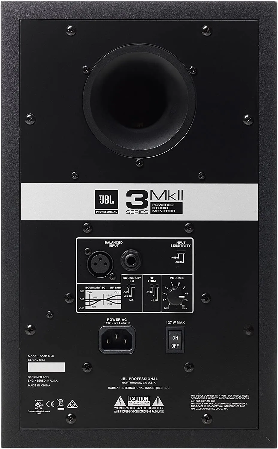 JBL Professional 306P MkII Next-Generation 6" 2-Way Powered Studio Monitor