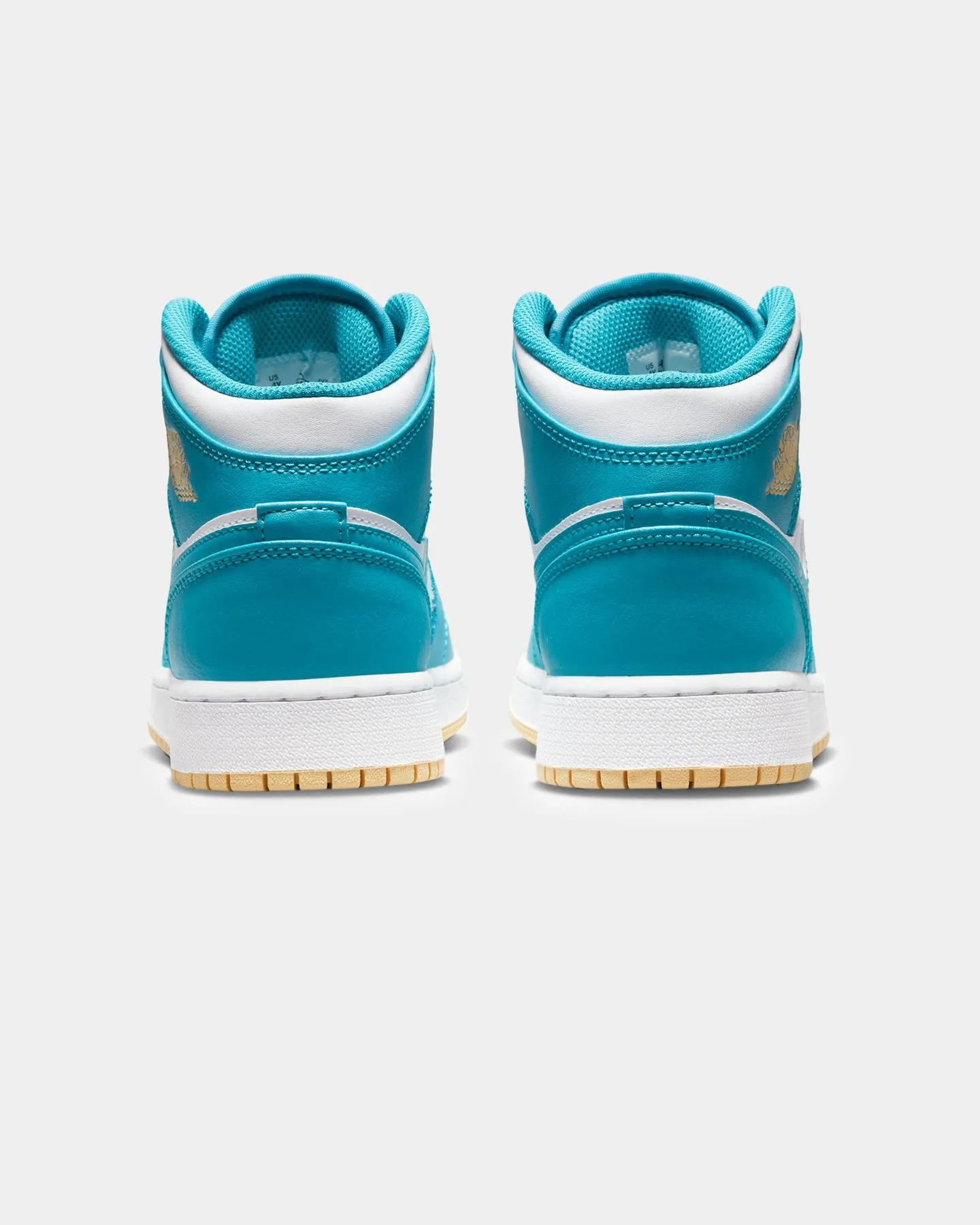 Jordan Kids' Air Jordan 1 Mid "Aquatone" Aquatone/Celestial Gold