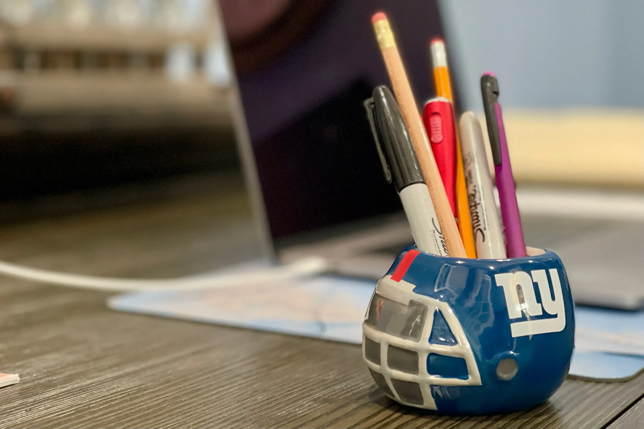 Los Angeles Chargers - Ceramic Helmet Caddy