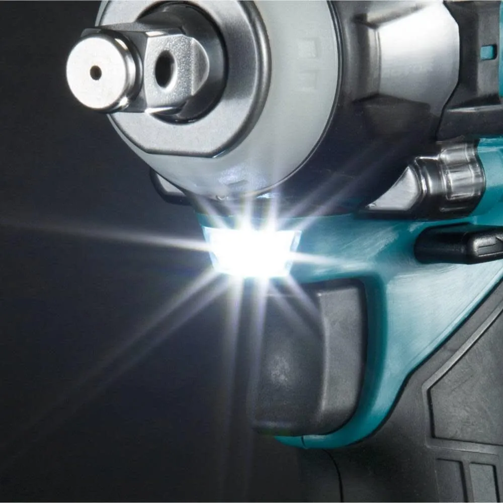 Makita 40V MAX XGT Brushless Cordless 4-Speed 1/2 In. Sq. Drive Impact Wrench Kit w/ Friction Ring Anvil (2.5Ah)