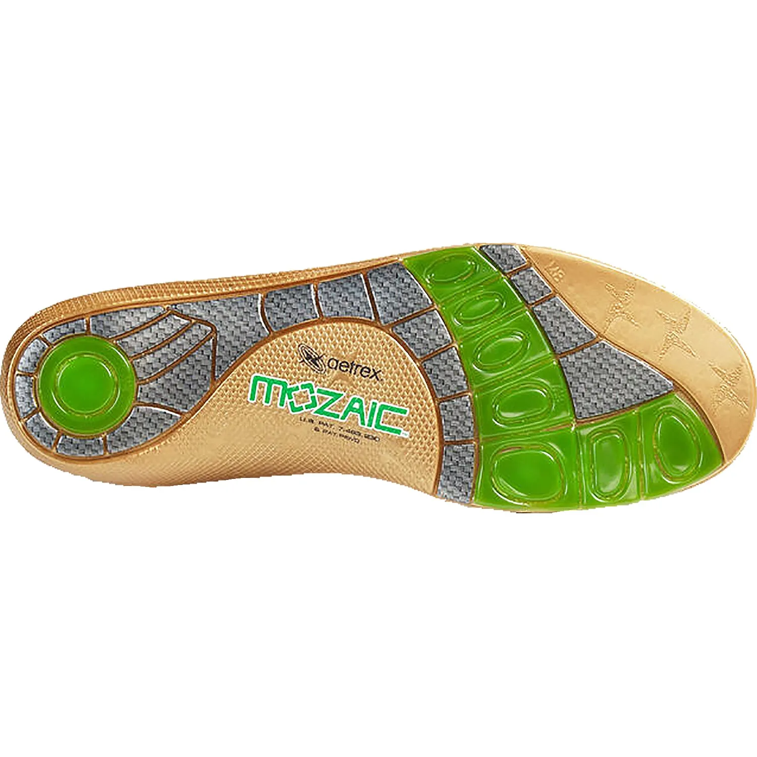 Men's Lynco L2420 Mozaic Post Customizable Orthotics Copper