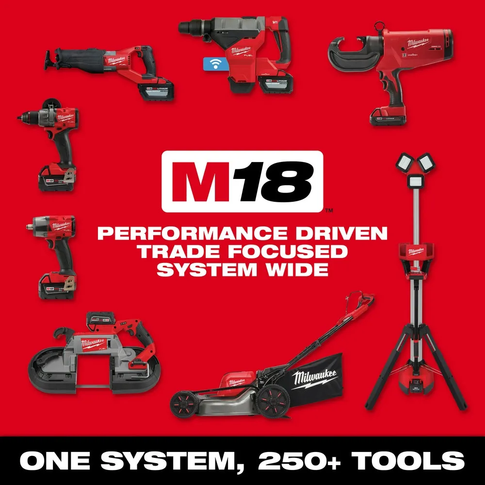 Milwaukee 3692-22CTGR M18 18V Compact Brushless 2-Tool Combo Kit w/ M18 Grinder