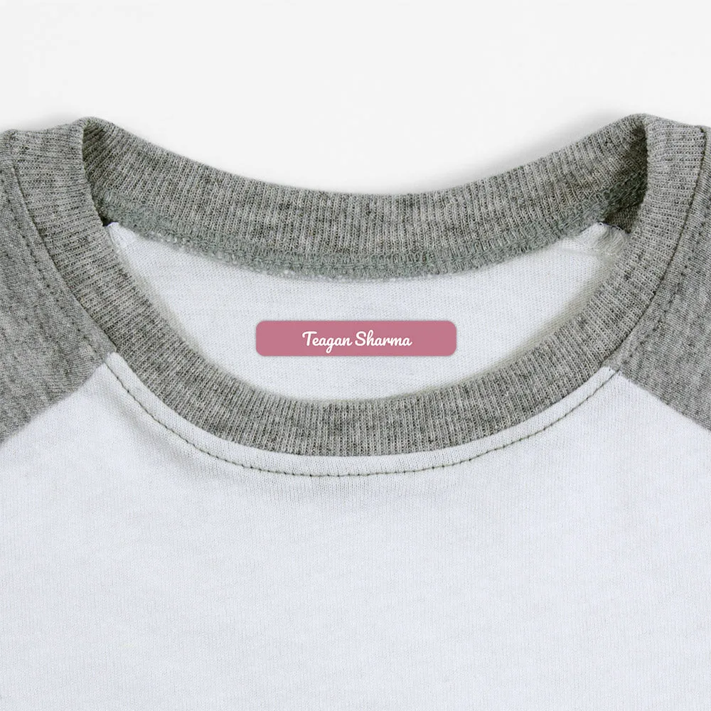 Neutral Color Iron-On Clothing Labels