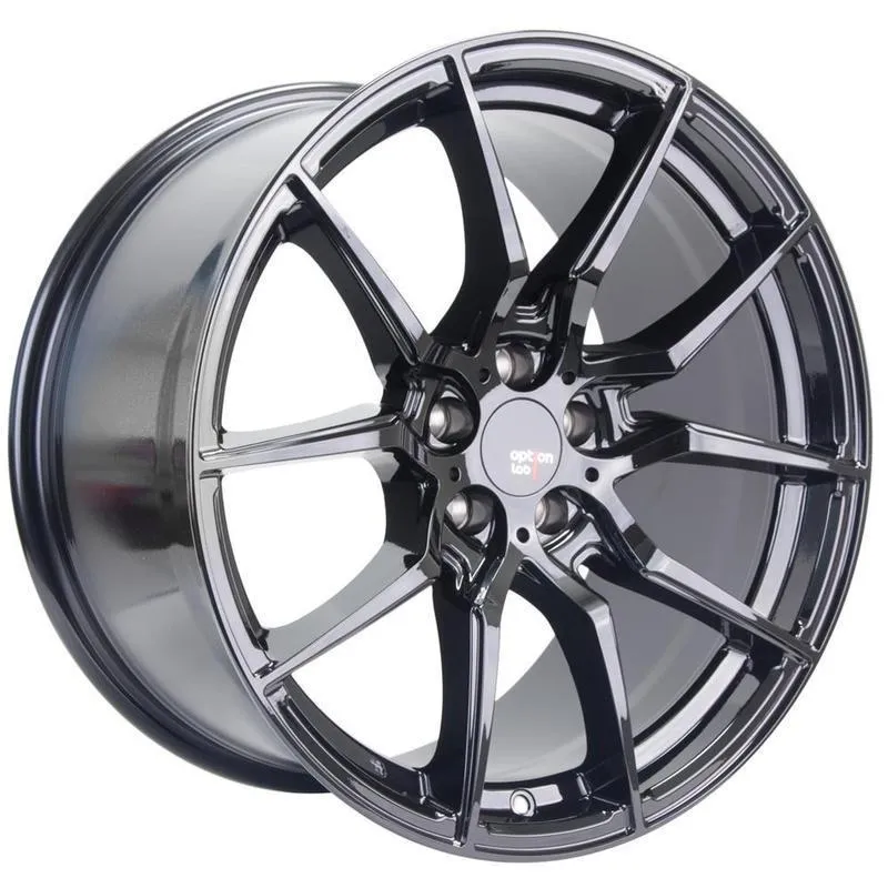 Option Lab R716 Gotham Black Wheel in 18x8.5  40 5x100 (73.1mm)