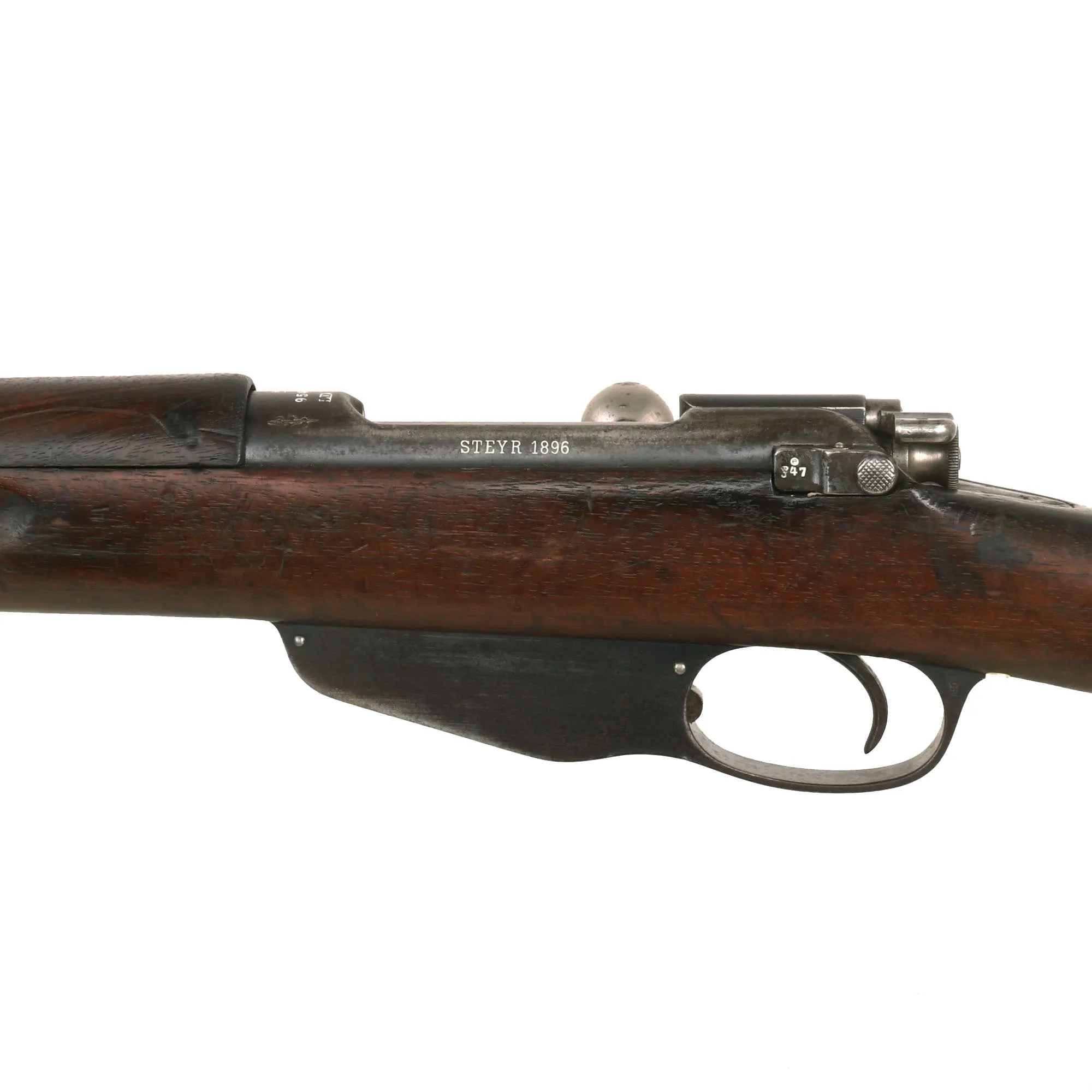 Original Dutch Pre-WWI Geweer M. 95 Mannlicher KNIL Rifle by ŒWG Steyr Serial 9547D - Dated 1896